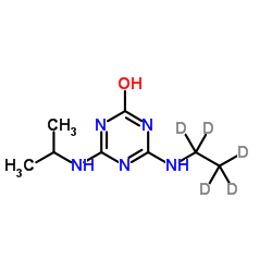 Hydroxy Atrazine-d5 Structure
