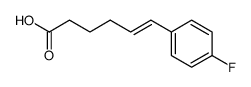 (E)-6-(4-fluorophenyl)hex-5-enoic acid结构式