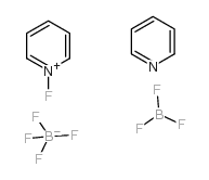 N-Fluoropyridinium pyridine heptafluorodiborate Structure