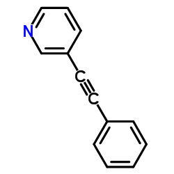 3-苯基乙炔吡啶结构式