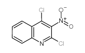 2,4-二氯-3-硝基喹啉结构式