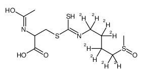 D,L-Sulforaphane-d8 N-Acetyl-L-cysteine Structure