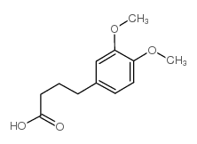 4-(3,4-二甲氧基苯基)丁酸结构式