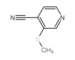 3-(甲基磺酰基)吡啶-4-甲腈结构式
