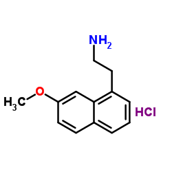 2-(7-甲氧基萘-1-基)乙胺盐酸盐结构式