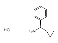 (R)-苯基环丙基甲胺盐酸盐结构式