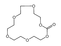 1,3,6,9,12,15-hexaoxacycloheptadecan-2-one Structure