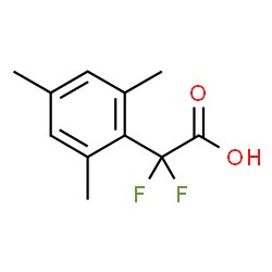 2-(2,4,6-trimethylphenyl)-2,2-difluoroacetic acid Structure