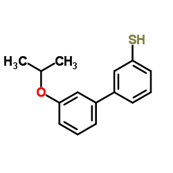 3'-Isopropoxy-3-biphenylthiol Structure