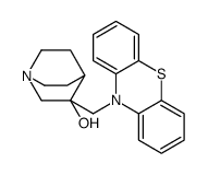 3-(phenothiazin-10-ylmethyl)-1-azabicyclo[2.2.2]octan-3-ol Structure