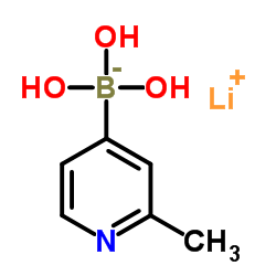 lithium trihydroxy(2-Methylpyridin-4-yl)borate Structure
