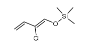2-chloro-1-trimethylsilyloxy-1,3-butadiene结构式
