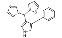 2-Thienyl-1H-imidazol-1-yl-4-phenyl-1H-pyrrol-3-ylmethane structure