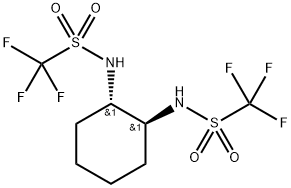 N,N'-(1S,2S)-1,2-Cyclohexanediylbis[1,1,1-trifluoromethanesulfonamide] Structure