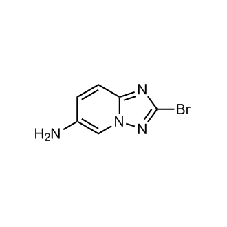 2-溴-[1,2,4]三唑并[1,5-a]吡啶-6-胺结构式