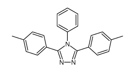 3,5-bis(4-methylphenyl)-4-phenyl-1,2,4-triazole结构式