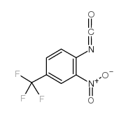 2-硝基-4-(三氟甲基)苯异氰酸酯结构式