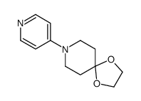 8-吡啶-4-基-1,4-二噁-8-氮杂螺[4.5]癸烷结构式