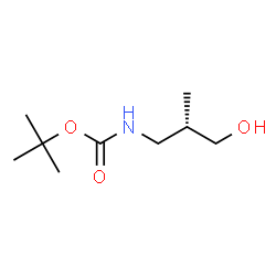 Carbamic acid, [(2S)-3-hydroxy-2-methylpropyl]-, 1,1-dimethylethyl ester (9CI) structure