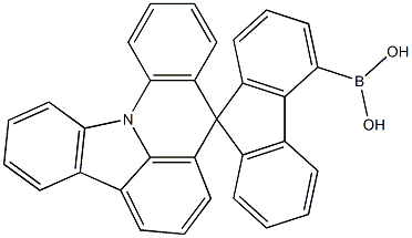 B-螺[芴-9,8'-吲哚[3,2,1-DE]吖啶]-4-硼酸结构式