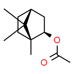 1,7,7-trimethyl-, acetate, exo-(+-)-Bicyclo[2.2.1]heptan-2-ol结构式
