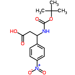 3-叔丁氧羰基氨基-3-(4-硝基-苯基)-丙酸图片