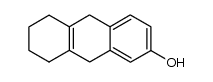 6-Hydroxy-1,2,3,4,9,10-hexahydroanthracen结构式