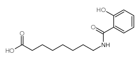 8-(2-羟基苯甲酰氨基)辛酸结构式