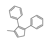 (3-methyl-2-phenylcyclopenta-1,3-dien-1-yl)benzene结构式