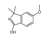 5-甲氧基-3,3-二甲基异吲哚啉-1-酮结构式