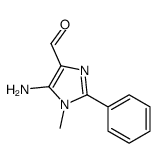 5-amino-1-methyl-2-phenylimidazole-4-carbaldehyde结构式