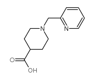 1-PYRIDIN-2-YLMETHYLPIPERIDINE-4-CARBOXYLIC ACID Structure