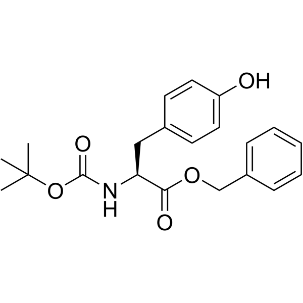 N-(叔丁氧羰基)-L-酪氨酸苄酯图片