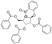 .beta.-D-Ribofuranoside, 2-nitrophenyl, 2,3,5-tribenzoate Structure