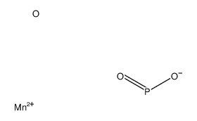 Phosphinolate, 1-oxo-, manganese(2+) salt (2:1) Structure