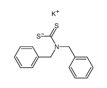 Potassium dibenzyldithiocarbamate结构式