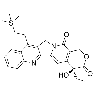 (4S)-4-乙基-4-羟基-11-(2-三甲基硅基)乙基)-1H-吡喃并[3',4':6,7]氮茚并[1,2-B]喹啉-3,14(4H,12H)-二酮图片