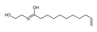 N-(2-hydroxyethyl)undec-10-enamide Structure