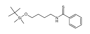 N-(4-((tert-butyldimethylsilyl)oxy)butyl)benzothioamide结构式