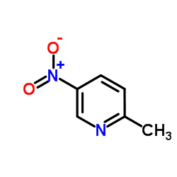 2-甲基-5-硝基吡啶结构式