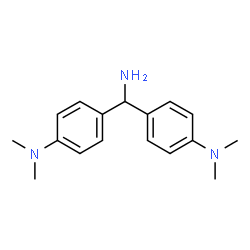 4-Dimethylamino-α-[4-(dimethylamino)phenyl]benzenemethanamine结构式