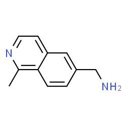 6-Isoquinolinemethanamine,1-methyl-(9CI)结构式