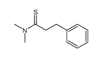 N,N-dimethyl-3-phenylpropanethioamide Structure