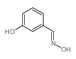 Benzaldehyde, 3-hydroxy-, oxime (9CI) Structure