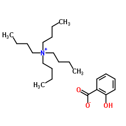 N,N,N-Tributyl-1-butanaminium salicylate Structure