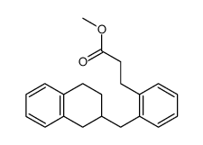 2-[(1,2,3,4-Tetrahydronaphthalen-2-yl)methyl]hydrocinnamic acid methyl ester Structure