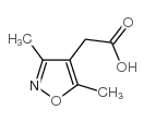 2-(3,5-二甲基异恶唑-4-基)乙酸结构式