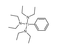 tris(diethylamino)(phenyl)titanium Structure