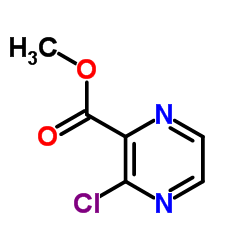 Methyl 3-chloro-2-pyrazinecarboxylate Structure