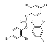 tris(2,4-dibromophenyl) phosphate Structure